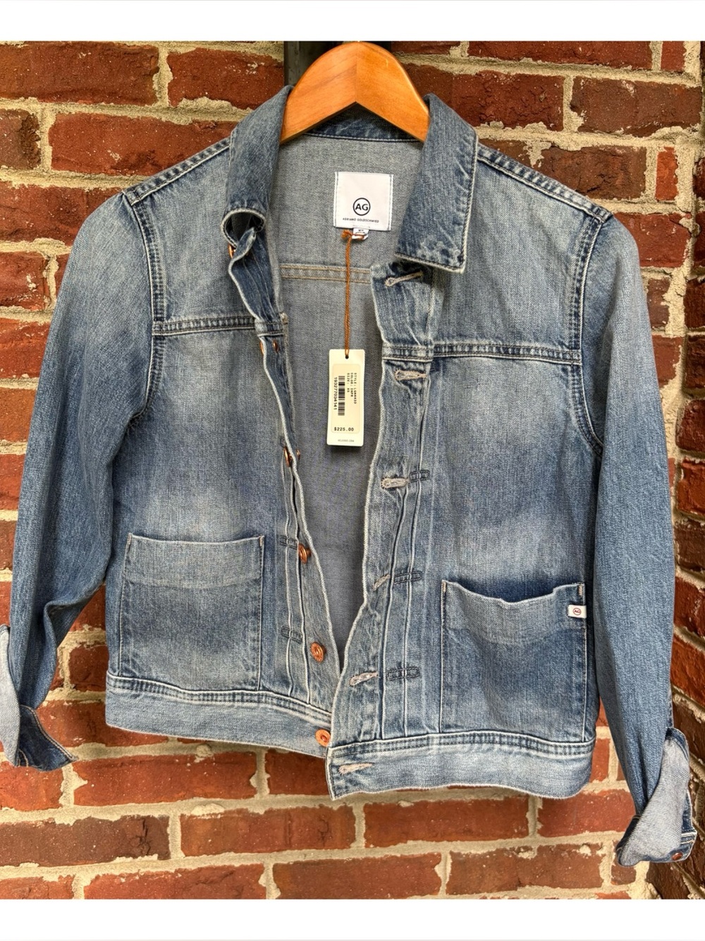 NWT Anthropologie AG Denim Jacket  Size XS